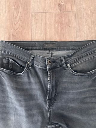 Vaquero Zara Gris Hombre Talla 42