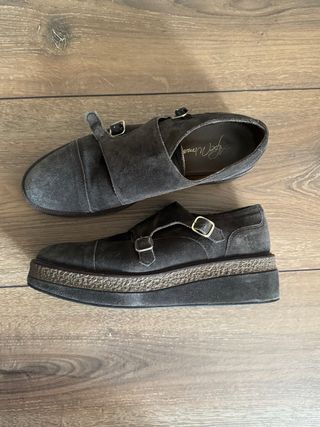 Alpe Woman Zapatos Doble Hebilla Mujer