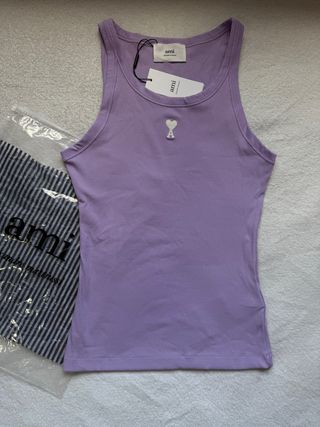 Camiseta tirantes Ami Paris corazón