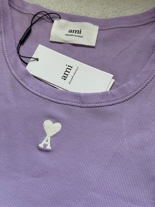 Camiseta tirantes Ami Paris corazón