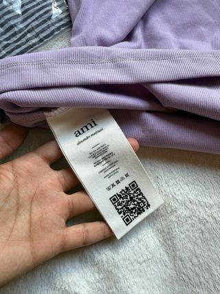 Camiseta tirantes Ami Paris corazón