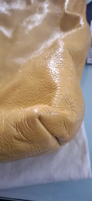 Borsa Prada shopper vernice