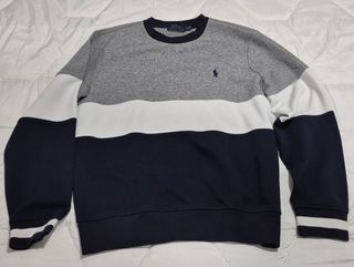 Sudadera Polo Ralph Lauren Gris y Azul