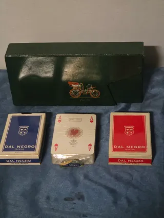 Carte da Gioco Dal Negro con Cofanetto Vintage