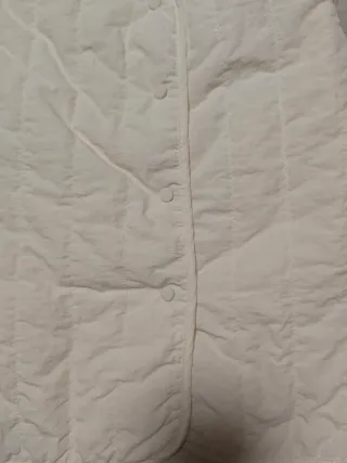 Falda acolchada Zara beige