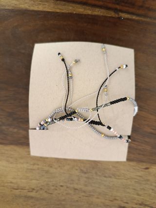 Pulsera de cuentas suaves y perla