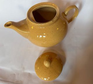 Teiera in Ceramica Giallo Ocra - 3/4 Tazze