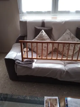 Barrera de Cama Infantil Madera