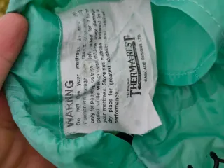 Esterilla inflable thermarest para acampar