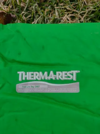 Esterilla inflable thermarest para acampar