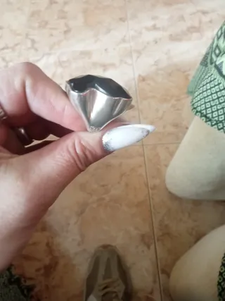 Anillo Tous Negro Multicolor