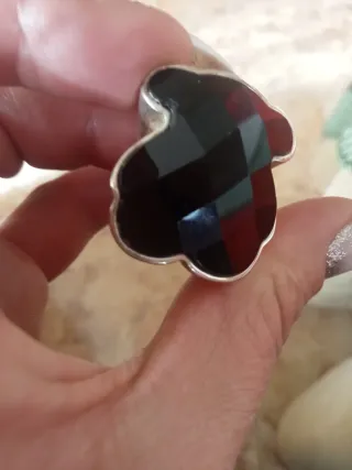 Anillo Tous Negro Multicolor