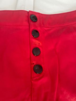 Falda corta Mango roja