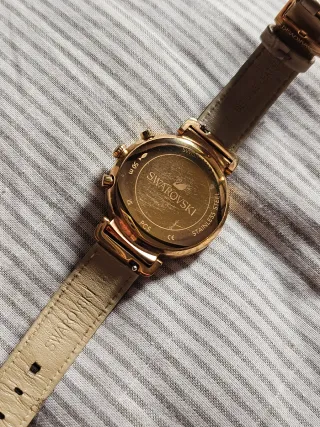 Reloj Swarovski Original Cristales Nácar