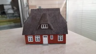 Casa rural maqueta trenes