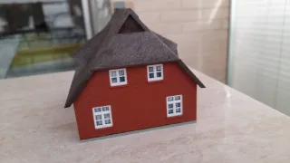 Casa rural maqueta trenes