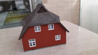 Casa rural maqueta trenes