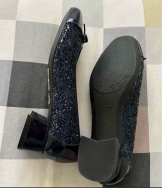 Zapatos Chicas Negros Brillantes