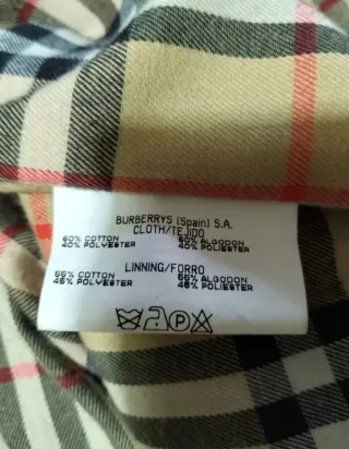 Gabardina Burberrys Vintage Clásica