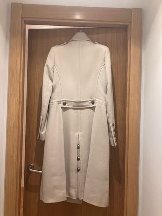 Abrigo lana Massimo Dutti beige