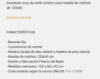 Cuna Montessori y colchón convertible a cama