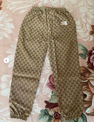 Pantaloni Gucci Beige/Marrone