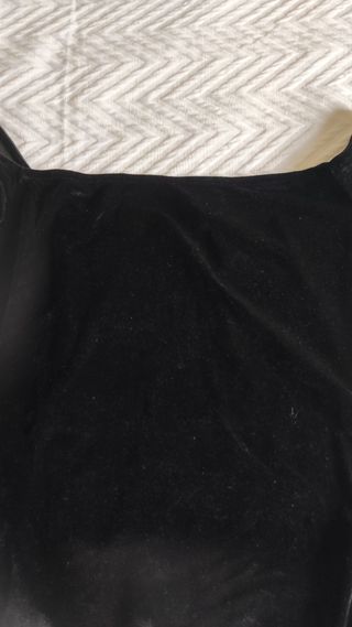 Body terciopelo negro talla M