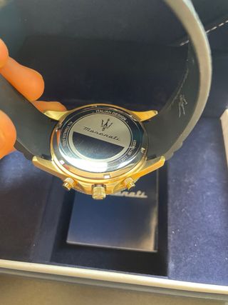 Reloj Maserati Sfida 44mm Negro/Oro