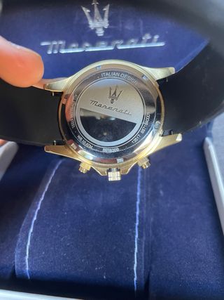 Reloj Maserati Sfida 44mm Negro/Oro