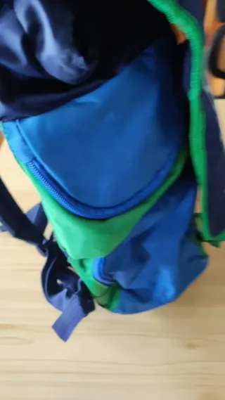Mochila Nike azul y verde