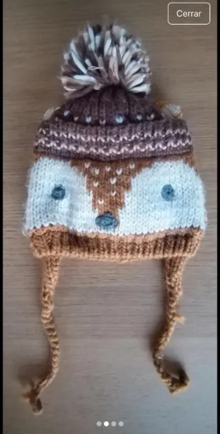 Conjunto Gorro y Bufanda Zorro Zara