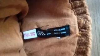 Conjunto Gorro y Bufanda Zorro Zara