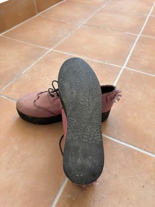 Zapatos de plataforma con cordones