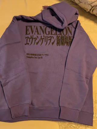 Sudadera Evangelion Pull&Bear Talla XL