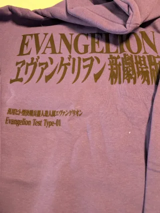 Sudadera Evangelion Pull&Bear Talla XL