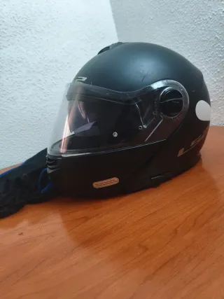 Casco Moto LS2 Talla S/L Negro Mate