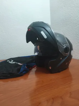 Casco Moto LS2 Talla S/L Negro Mate