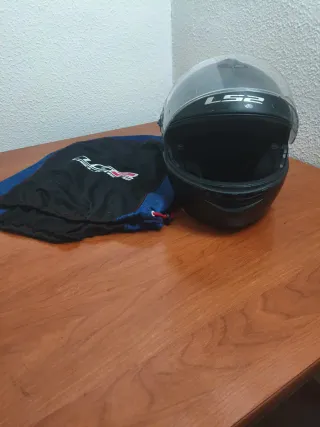 Casco Moto LS2 Talla S/L Negro Mate