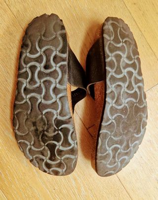 Sandali Birkenstock Uomo 42 Neri Marroni