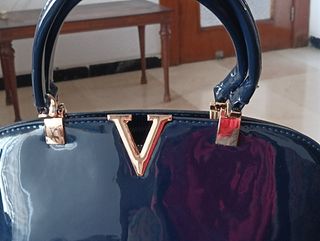 Bolso Charol Azul Marino