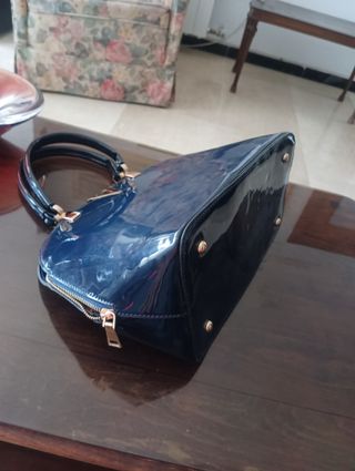 Bolso Charol Azul Marino