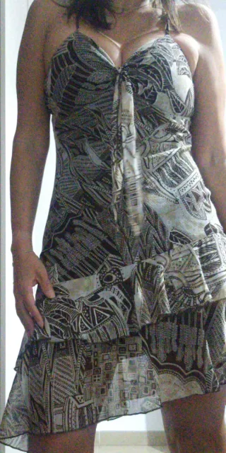 Vestido y sandalias Zara  Nro 37 a juego