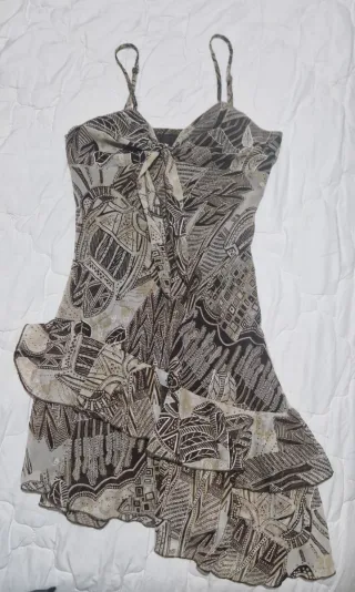 Vestido y sandalias Zara  Nro 37 a juego