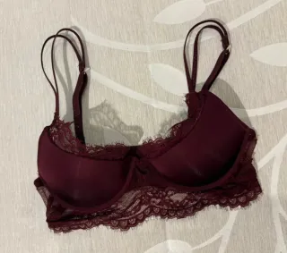 Sujetador Women's Secret granate encaje