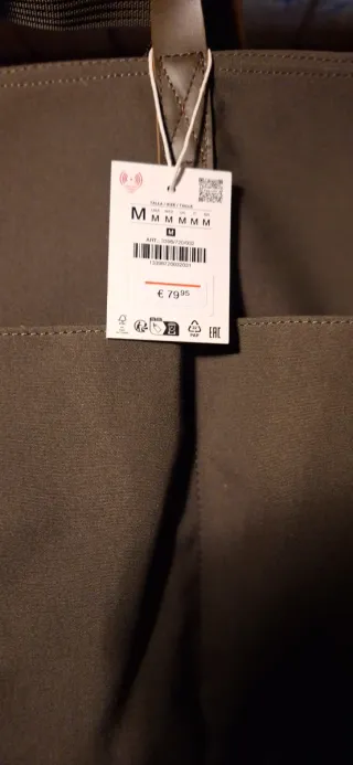 Bolso de viaje Zara Beige/Marrón Nuevo