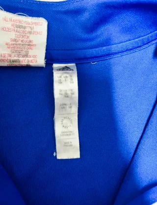 Felpa uomo calcio Adidas blu