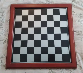 Tablero de ajedrez madera 39x39 cm