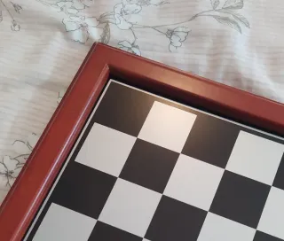 Tablero de ajedrez madera 39x39 cm