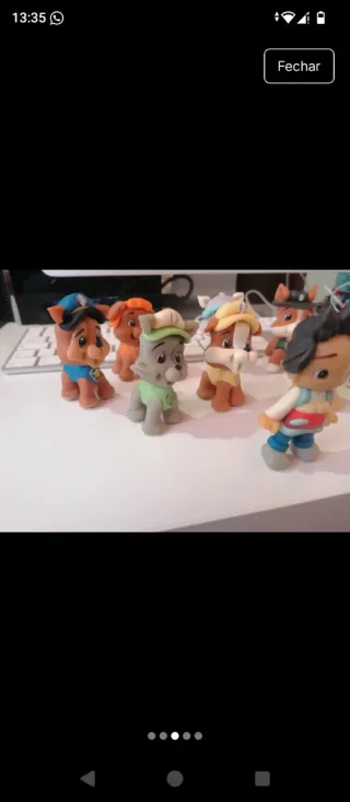 Topo de Bolo Patrulha Pata