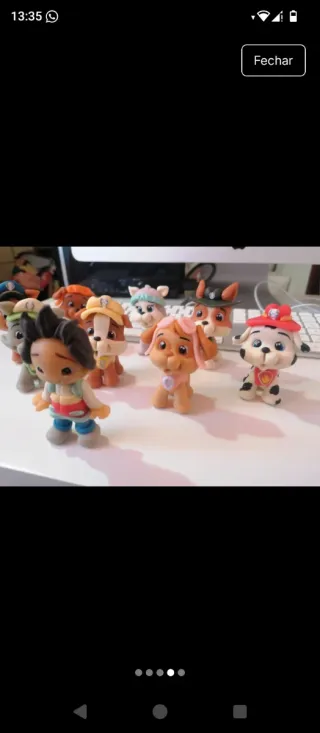 Topo de Bolo Patrulha Pata